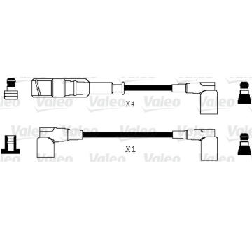 Sada kabelů pro zapalování VALEO 346070