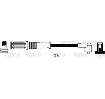 Sada kabelů pro zapalování VALEO 346048