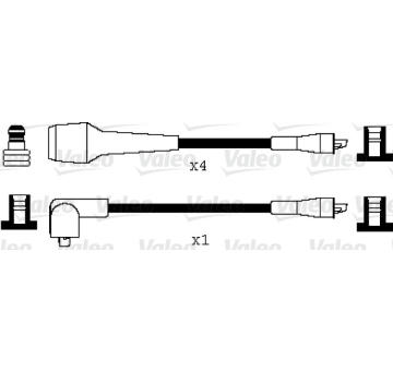 Sada kabelů pro zapalování VALEO 346029