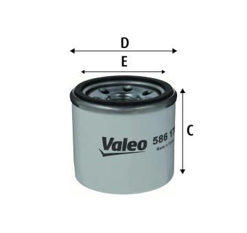 Olejový filter VALEO 586170