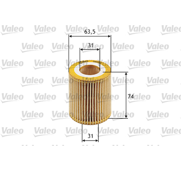 Olejový filtr VALEO 586510