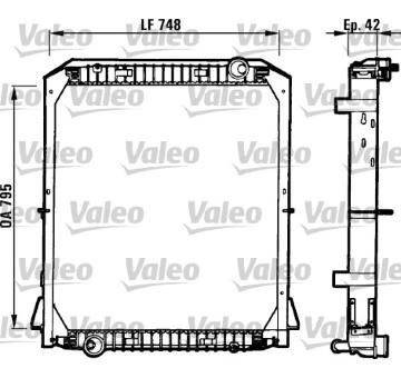Chladič, chlazení motoru VALEO 730258