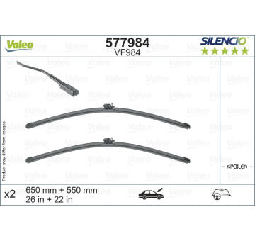 List stěrače VALEO 577984