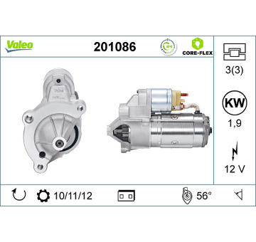 Startér VALEO 201086