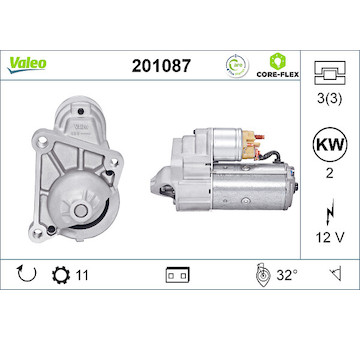 Startér VALEO 201087