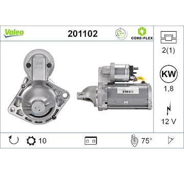 Startér VALEO 201102