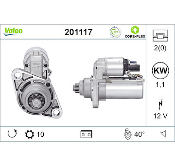 Startér VALEO 201117