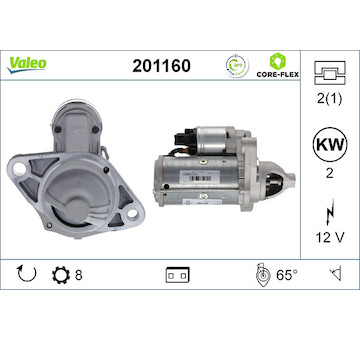 Startér VALEO 201160