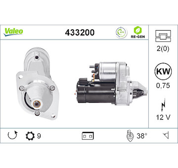 Startér VALEO 433200