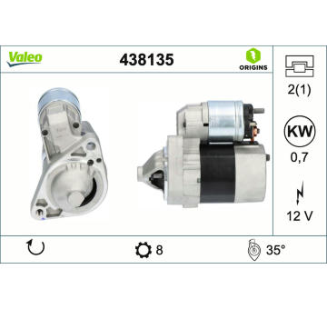 żtartér VALEO 438135