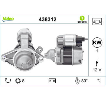 Startér VALEO 438312