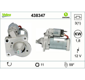 żtartér VALEO 438347