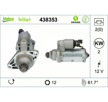 żtartér VALEO 438353