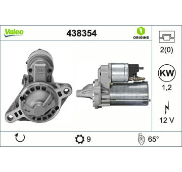 Startér VALEO 438354