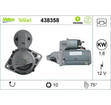 Startér VALEO 438358