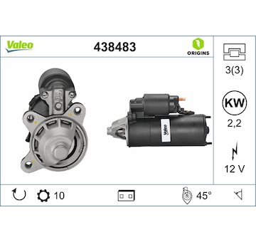 Startér VALEO 438483