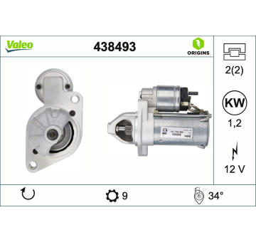 żtartér VALEO 438493