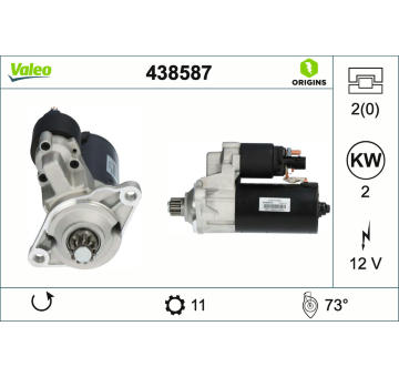 żtartér VALEO 438587