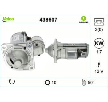 Startér VALEO 438607