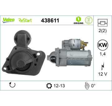 Startér VALEO 438611
