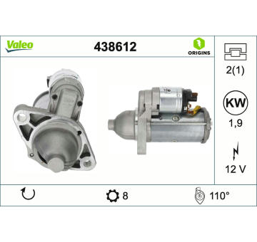 Startér VALEO 438612