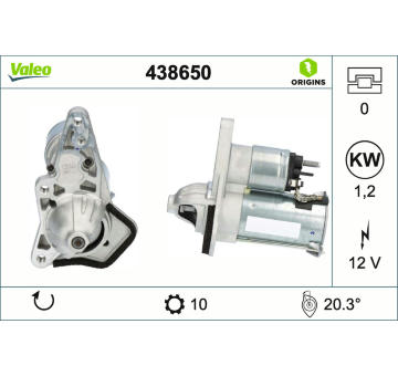 żtartér VALEO 438650