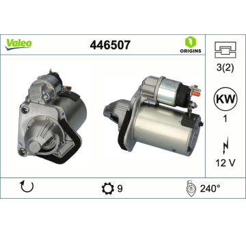 żtartér VALEO 446507