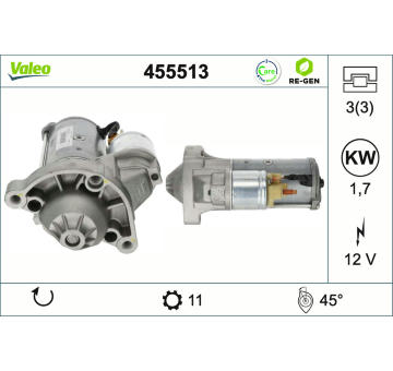 Startér VALEO 455513