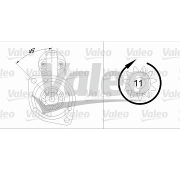 Startér VALEO 455572