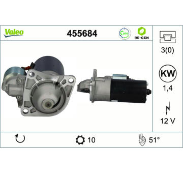 Startér VALEO 455684