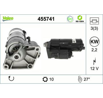 Startér VALEO 455741