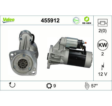 Startér VALEO 455912