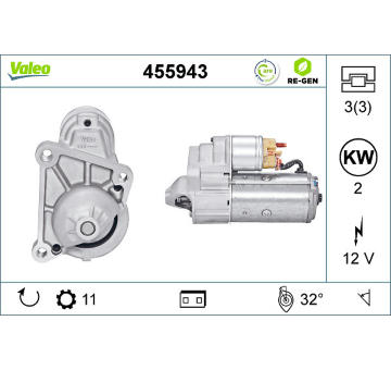 Startér VALEO 455943