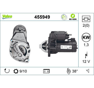 Startér VALEO 455949