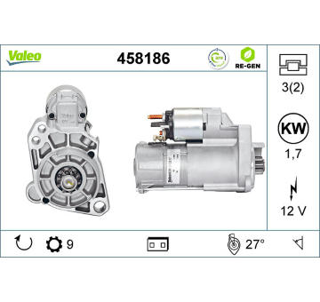 Startér VALEO 458186