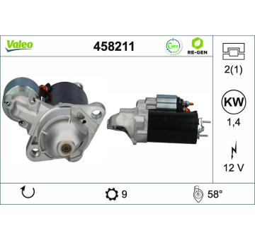 Startér VALEO 458211