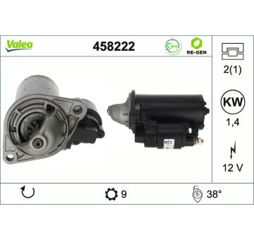 Startér VALEO 458222