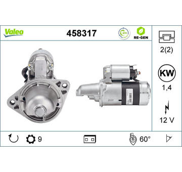 Startér VALEO 458317