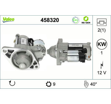 Startér VALEO 458320
