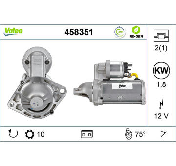 Startér VALEO 458351
