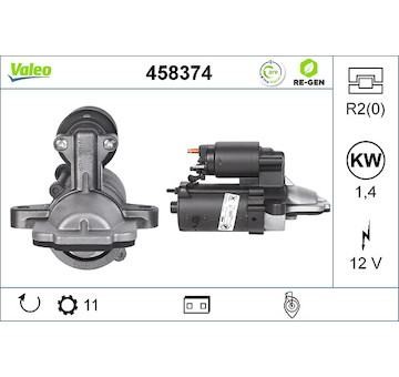 Startér VALEO 458374