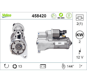 Startér VALEO 458420