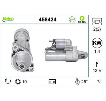 Startér VALEO 458424