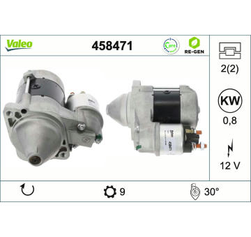 Startér VALEO 458471