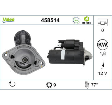 Startér VALEO 458514