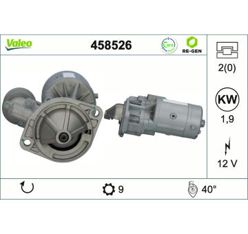 Startér VALEO 458526