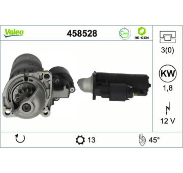Startér VALEO 458528