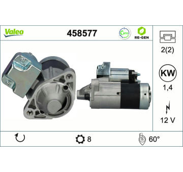 Startér VALEO 458577