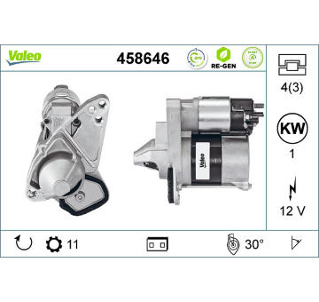 Startér VALEO 458646