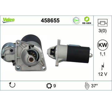 Startér VALEO 458655